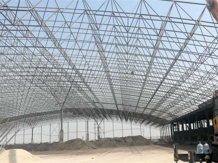 辽源钢厂料仓网架工程
